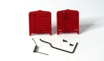 Parts For Lionel 6470-10 Red Exploding Box Car Sold As Found L-698. Fixed Price $8.00.