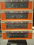 New In Box Lionel 6-19047-19050 Baltimore & Ohio Hvywght Car Passenger Set. Fixed Price $199.00.