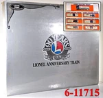 Lionel 6-11715 90TH Anniversary Set GP-9 W/railsounds 5-CAR/CABOOSE 1990 Sealed. Fixed Price $225.00.