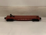 Lionel Postwar #6511 Flat Car W/ Jack Stand Gauge Intermodal Ready For Trailer. Fixed Price $24.99.