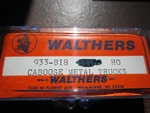 Walthers Ho #933-818 Trucks, Caboose, Metal, Pair Vintage. Fixed Price $25.00.