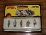 .ho Scale Accents Woodland Scenics Passengers A1873 Pack, Vintage Nos Lot. Fixed Price $8.50.