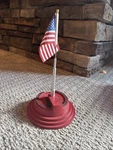 + Mth Gauge Railking Operating Waving American Flag 30-9103 Lnib. Fixed Price $20.00.