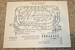 Lionel Postwar O-27 Showroom Layout 5FT X 9FT Instruction Sheet #1841 11-58. Fixed Price $25.00.