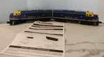 Lionel 6-18117 Santa Fe F3 Aa Units Blue/yellow, Untested, As Is. Fixed Price $249.95.