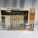 Con-cor Ho Scale #002-009070 North Star Glass Main Building New Sealed. Fixed Price $39.99.
