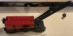 Lionel Postwar 6560 Bucyrus-erie Crane Car Red Cab Bar-end Trucks 1955 Gauge. Fixed Price $47.99.
