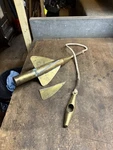 Nautical Boat Marine Brass Taffrail Ship Log Spinner Propeller Lionel Type Tl Ny. Fixed Price $99.99.