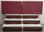 Right-of-way 5704 Brass Pennsylvania 6-CAR Passenger Set 3 Rail Ex/box. Fixed Price $527.99.