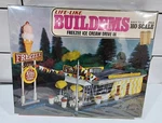 Life-like Buildems Freezee Ice Cream Drive In -ho Scale Kit #S-359. Fixed Price $53.99.