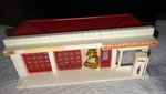 Ho Scale Vintage Bachmann Plasticville Exxon Service Station. Fixed Price $15.00.