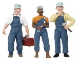 Woodland Scenics New 2026 G Scale People Three Train Mechanics A2549. Fixed Price $29.04.