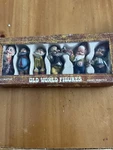 Vintage Ho Cheong Plastic Works Old World Hand Painted Dwarf Figures No. 8016-6. Fixed Price $28.50.