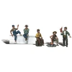 New Woodland Scale Hobos Train Figures A1860. Fixed Price $20.79.