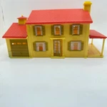 Plasticville Scale Two Story House W/garage Vintage Model Train Building. Fixed Price $24.97.