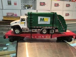 Lionel 6809 Flat Car W/waste Management Trash Truck. Fixed Price $45.95.