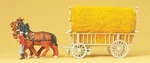 Preiser 30477 Scale Horse-drawn Wagon Hay W/driver & Load. Fixed Price $46.99.