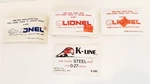 Set Of 8 Lionel/k-line Gauge Insulating/steel Pins. Fixed Price $45.00.