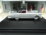 Oxford 1956 Thunderbird Metallic Gray 1/87 Ho Diecast Car. Fixed Price $13.95.