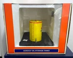 New Lionel #6-16852 Sunoco Yellow Cylindrical Oil Tank. Fixed Price $140.00.