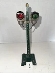 Lionel Prewar O-gauge #076 Block Signal Tested Works. Fixed Price $65.00.