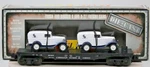 Mth Railking 30-8304 Chesapeake & Ohio Die-cast Flatcar W/ Panel Vans 1:48. Fixed Price $49.99.