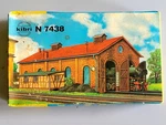 Scale Kibri Building Kit 7438 Engine House Open Box Complete Nos. Fixed Price $36.95.