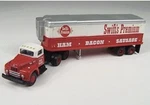 Ho Classic Works 31120 Mini Metals Swift Ih R-190 Tractor/aero-van Set. Fixed Price $18.95.