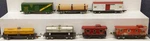 Lionel Vintage Gauge Assorted Freight Cars: 1950, 556, 1680, 578,480. Fixed Price $62.04.