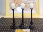O-gauge Lionel 6-37174 SET/3 Classic Street Lamps, Tested (020117). Fixed Price $14.04.