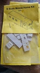 Nucomp Miniatures Scale Mobile Home Kit # 609 New. Fixed Price $10.00.