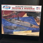 Atlantis L77257 Civil War Monitor & Merrimac Model Kits-nib. Fixed Price $25.00.