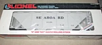 Lionel 6-19309 Gauge Seaboard Quad Covered Hopper Ln/box. Fixed Price $16.99.