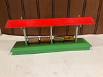 Lionel Trains #156-17 Lighted Station Platform W Fleer, Rival, Baby Ruth Ads. Fixed Price $55.00.