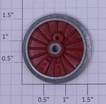 Lionel 8701-072 Red General Gear Wheel With Plastic Insert (10). Fixed Price $25.00.