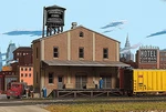 Walthers Cornerstone Ho Scale Building Kit Imperial Food Products Background. Fixed Price $29.99.
