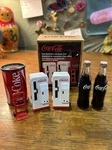 Coca-cola H853 Pop Machines & Hand Cart With Add Ins. Fixed Price $40.00.