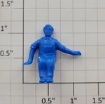 Lionel 50-84 Gauge Light Blue Fixed Seated Crewman Figure (12). Fixed Price $12.60.
