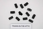 Lionel Postwar Black Plastic Collector Slide Shoe. TT-208. New. Of (12). Fixed Price $9.99.