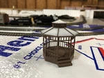 Gazebo - Bandstand Pavilion Ho Scale 1:87 Brown. Fixed Price $18.99.