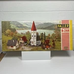 Faller B-244 Ho Village Church Building Kit Vintage Germany Open Box. Fixed Price $45.00.