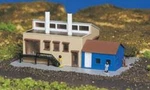 Bachmann 55-7402 Railroad Buildings Pre-assembled Super Detailed Factory. Fixed Price $20.50.