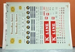 Microscale Ho Trailrail B & Vans "k" Line Container Decals # 87-295. Fixed Price $10.80.