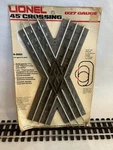 Lionel 6-5023 027 Gauge 45 Degree Crossing Nip 1970. Fixed Price $13.99.