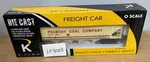 K-line K623-8019 Peabody Coal Company Die-cast Scale 4-BAY Hopper Train Car. Fixed Price $49.95.