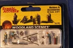 Woodland Scenics - Welders Figures & Accessories (16 Pcs.) Ho Scale A1871. Fixed Price $19.00.