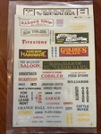 Ho 87-163 Microscale Decal Signs For Small Town Rural. Fixed Price $12.99.