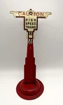 Vintage Marx Railroad Caution High Speed Trains Tin Litho Toy Sign. Fixed Price $7.95.
