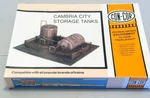 Ho Scale Con-cor Cambria City Storage Tanks #9056 Building Kit New Sealed. Fixed Price $10.25.