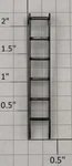 Lionel 6315-10 6-RUNG Single Dome Tank Car Ladder (12). Fixed Price $16.80.